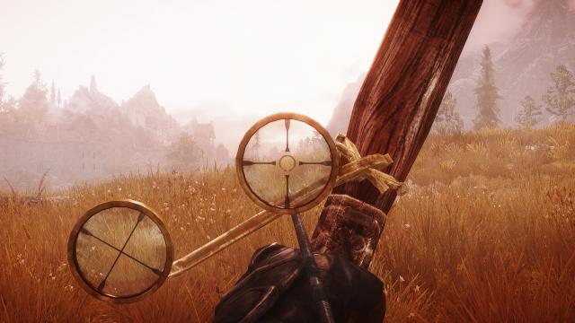 Снайперські луки Скайріму / Scoped Bows SE для Skyrim SE-AE