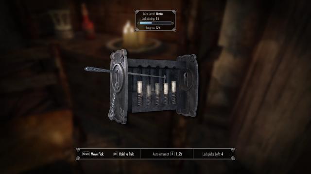 Skyblivion Lockpick menu for Skyrim SE-AE