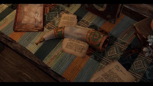 HD Нордские боевые рога / Rally's Nord War Horns для Skyrim SE-AE