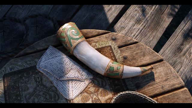 HD Нордские боевые рога / Rally's Nord War Horns для Skyrim SE-AE