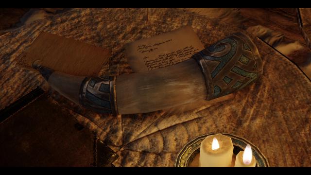 HD Нордские боевые рога / Rally's Nord War Horns для Skyrim SE-AE