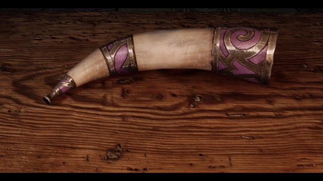 HD Нордские боевые рога / Rally's Nord War Horns для Skyrim SE-AE