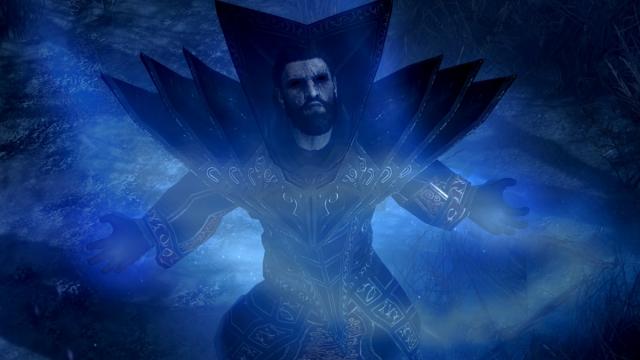 Necromaster Robes- Mihail Armors and Clothes - Мантия Некроманта для Skyrim SE-AE