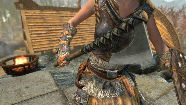 VikingWarAxes - Вікінгські сокири для Skyrim SE-AE