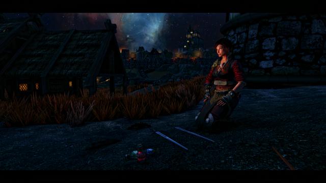 Witcher 3 Inspired Main Menu Replacer for Skyrim SE-AE