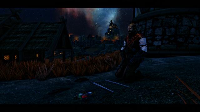 Witcher 3 Inspired Main Menu Replacer for Skyrim SE-AE