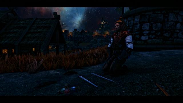 Witcher 3 Inspired Main Menu Replacer for Skyrim SE-AE