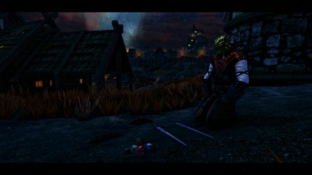 Witcher 3 Inspired Main Menu Replacer for Skyrim SE-AE