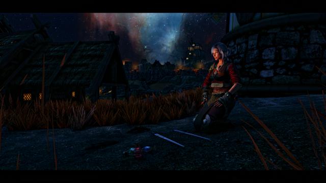 Witcher 3 Inspired Main Menu Replacer for Skyrim SE-AE
