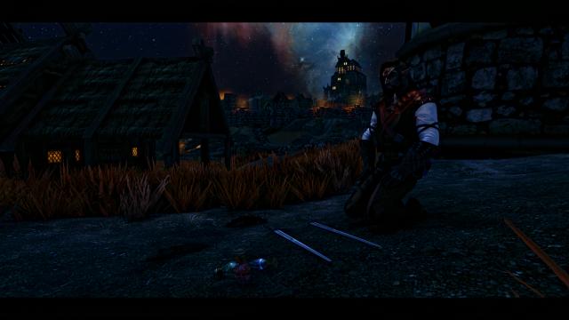 Witcher 3 Inspired Main Menu Replacer for Skyrim SE-AE