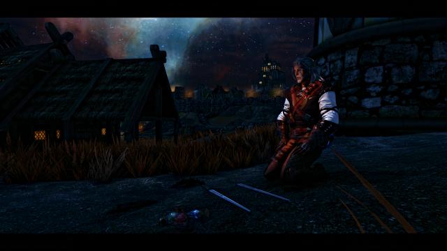 Witcher 3 Inspired Main Menu Replacer for Skyrim SE-AE