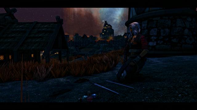 Witcher 3 Inspired Main Menu Replacer for Skyrim SE-AE