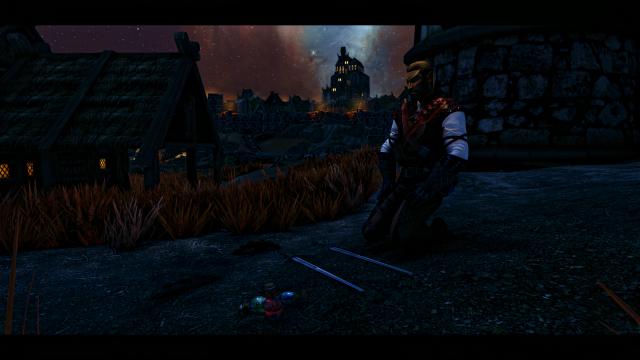 Witcher 3 Inspired Main Menu Replacer for Skyrim SE-AE