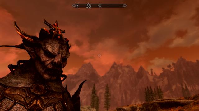 Vampire Lord Retexture - Ретекстур формы лорда-вампира для Skyrim SE-AE