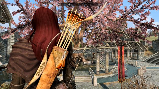 Орлиний лук / Eagle Bow SE для Skyrim SE-AE