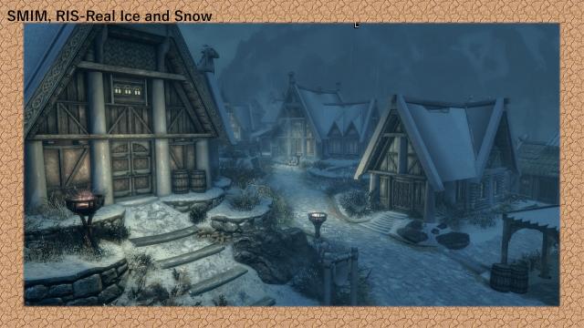 Winter in Whiterun - Зима у Вайтрані для Skyrim SE-AE