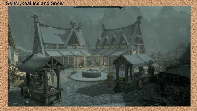 Winter in Whiterun - Зима у Вайтрані для Skyrim SE-AE