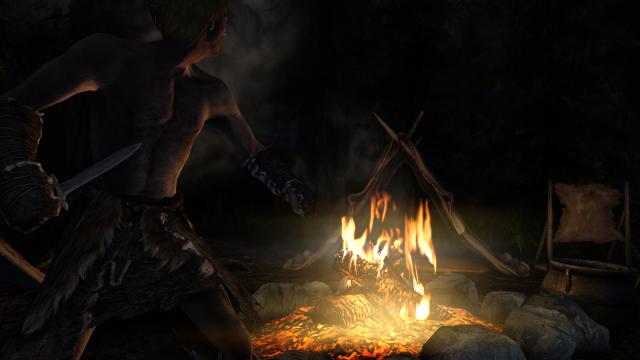 Embers HD - Ретекстур Угльков для Skyrim SE-AE
