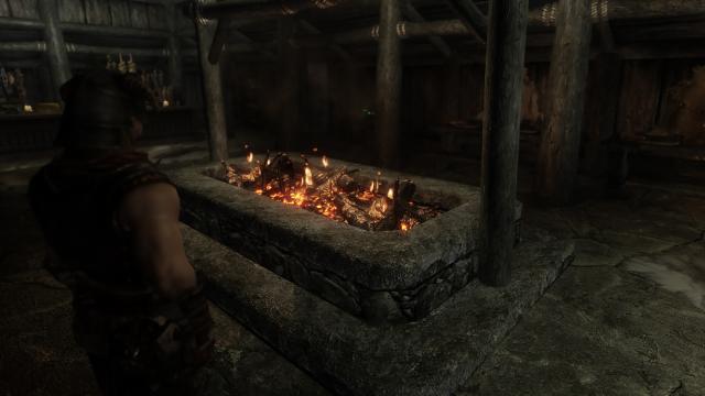 Embers HD - Ретекстур Угльков для Skyrim SE-AE