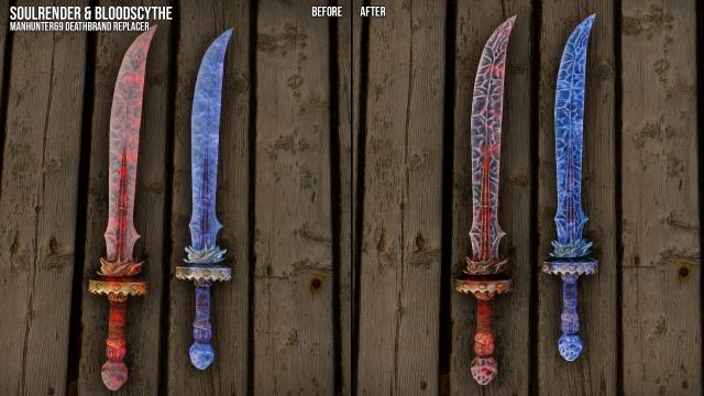 Stalhrim Armors and Weapons Retexture SE for Skyrim SE-AE