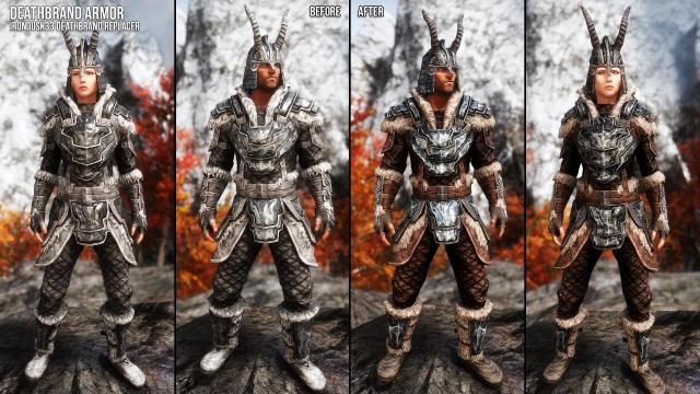 Stalhrim Armors and Weapons Retexture SE for Skyrim SE-AE