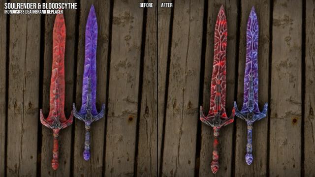 Stalhrim Armors and Weapons Retexture SE for Skyrim SE-AE