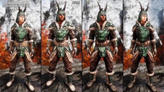Stalhrim Armors and Weapons Retexture SE for Skyrim SE-AE
