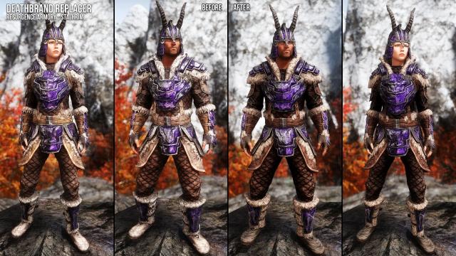 Stalhrim Armors and Weapons Retexture SE for Skyrim SE-AE