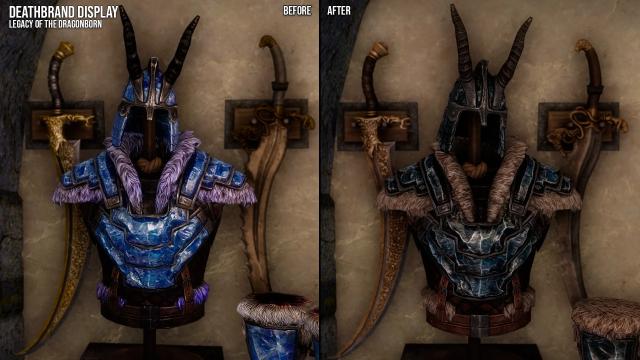 Stalhrim Armors and Weapons Retexture SE for Skyrim SE-AE