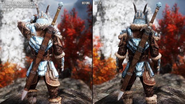 Stalhrim Armors and Weapons Retexture SE for Skyrim SE-AE