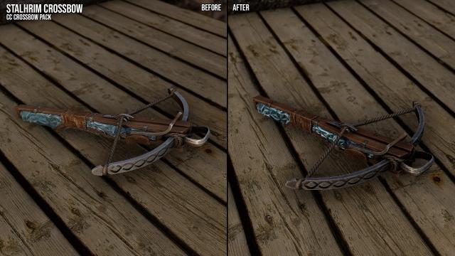 Stalhrim Armors and Weapons Retexture SE for Skyrim SE-AE