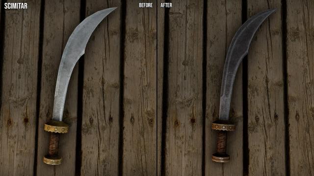 Stalhrim Armors and Weapons Retexture SE for Skyrim SE-AE