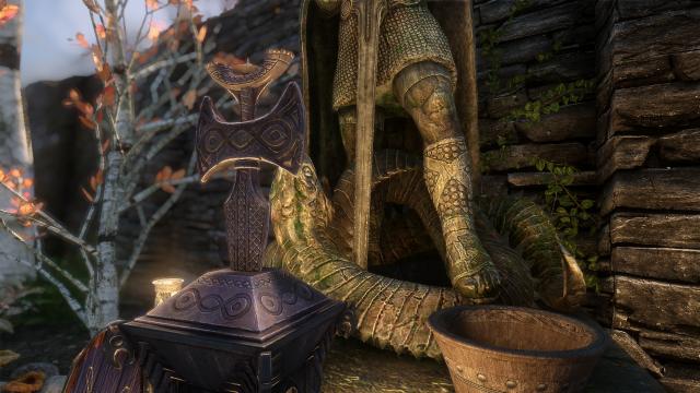 HD Святилища Дев'яти / Remiros' Shrines HD для Skyrim SE-AE