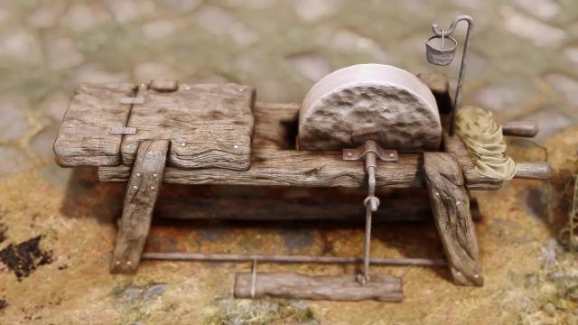 Красивая переработка точильного камня / ElSopa - HD Grindstone Redone SE для Skyrim SE-AE