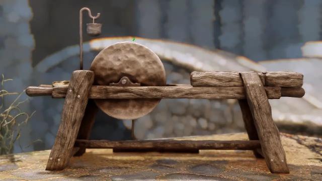 Красивая переработка точильного камня / ElSopa - HD Grindstone Redone SE для Skyrim SE-AE