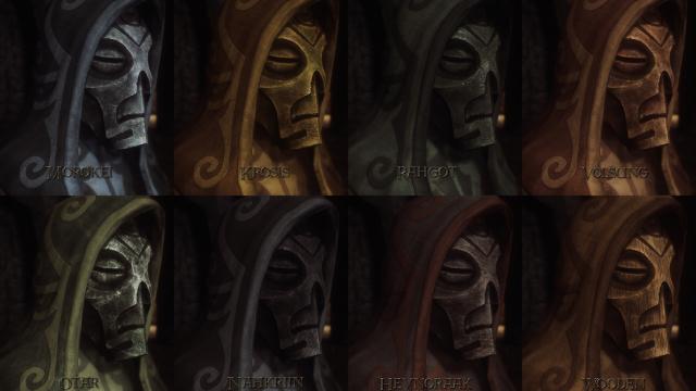Драконські маски мають слот одягу / Dragon Mage Masks