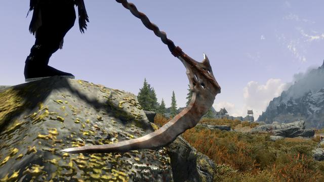 Коса Вороної Матері / Scythe Of The Crow Mother для Skyrim SE-AE