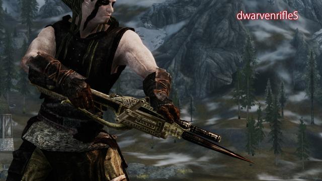 Двомірська гвинтівка / Dwarven Rifle Crossbow Tipe для Skyrim SE-AE