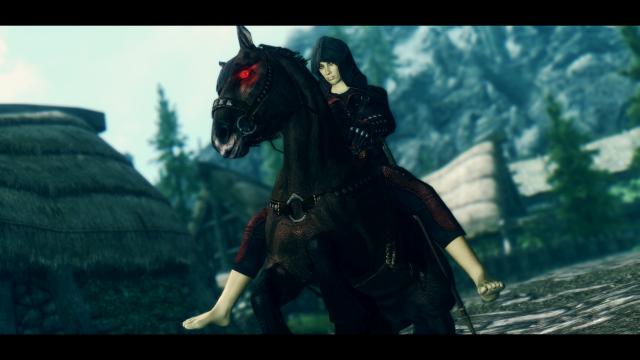 Тенегрів - поні / Derpy - The Shadow Pony для Skyrim SE-AE