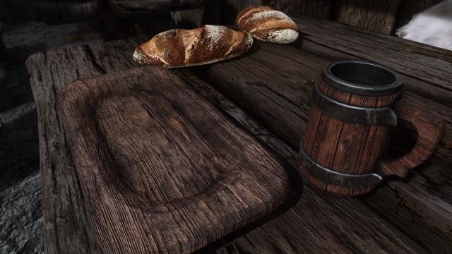 Заміна основного обіднього набору / Basic Dining Set Replacer для Skyrim SE-AE