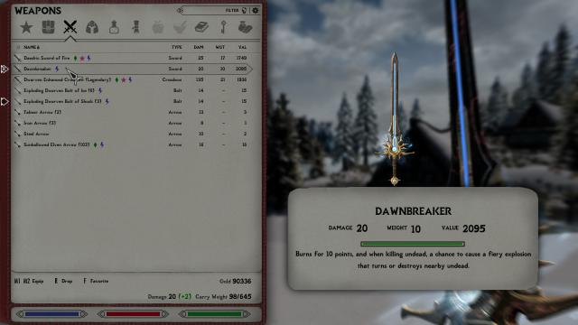 Dawnbreaker Reborn for Skyrim SE-AE