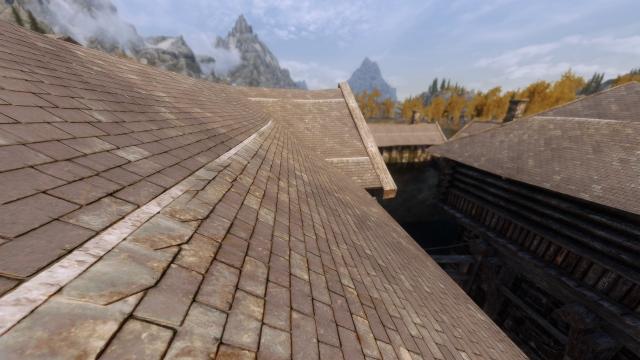 Better Riften Roofs - 4K - Покращені дахи Рифтена
