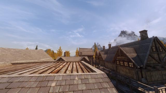 Better Riften Roofs - 4K - Покращені дахи Рифтена для Skyrim SE-AE