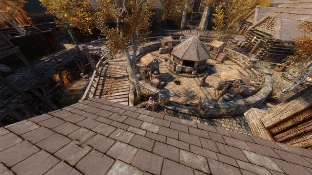 Better Riften Roofs - 4K - Покращені дахи Рифтена для Skyrim SE-AE