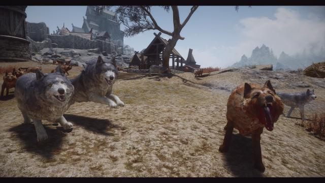 Simply Better Wolves for Skyrim SE-AE