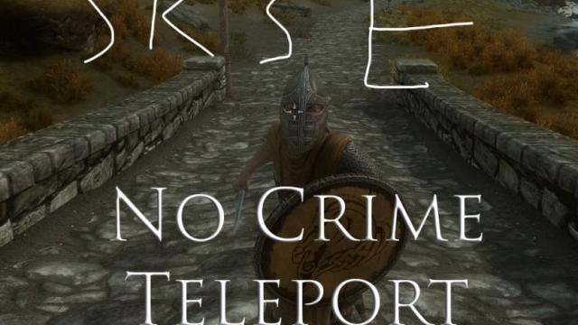 Відключення телепорту після сплати штрафу / No Crime Teleport RE для Skyrim SE-AE