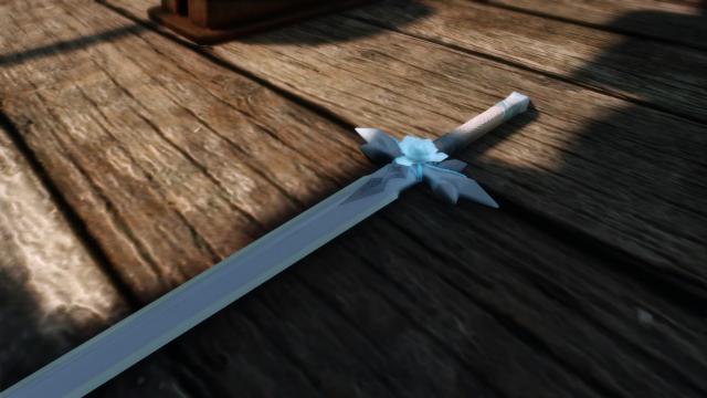 The Blue Rose Sword - Меч «Голубая Роза» для Skyrim SE-AE