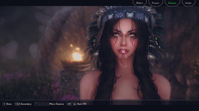 -   Irina - A High Poly High Elf Preset for Skyrim SE-AE