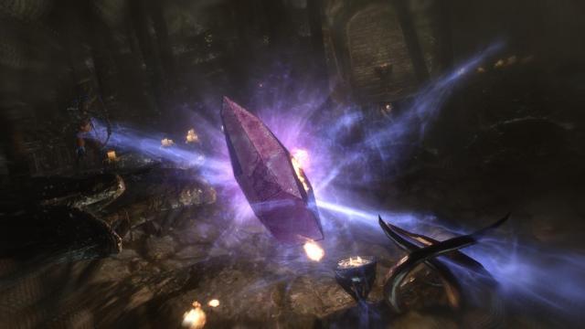 Кристалл поглощения / Soul Cairn Drainlife Crystal для Skyrim SE-AE