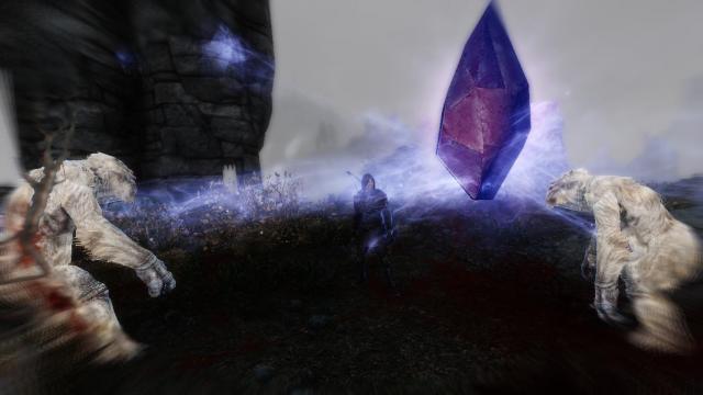 Кристалл поглощения / Soul Cairn Drainlife Crystal для Skyrim SE-AE